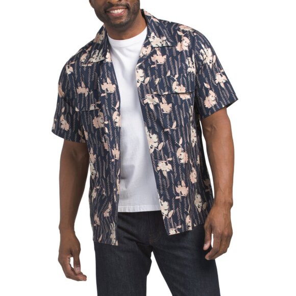 NN07 Navy Daniel 5655 Technical Short Sleeve Shirt